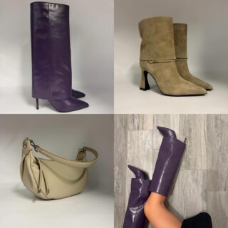 Viola o beige? 💜
Nell’indecisione c’è anche il pitone cioccolato✨ 

Online e in negozio! 

#marzollashop #fw2526